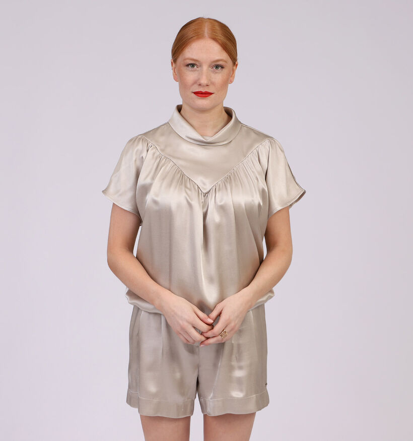 Mexx Capsleeve Blouse en Champagne (313278)