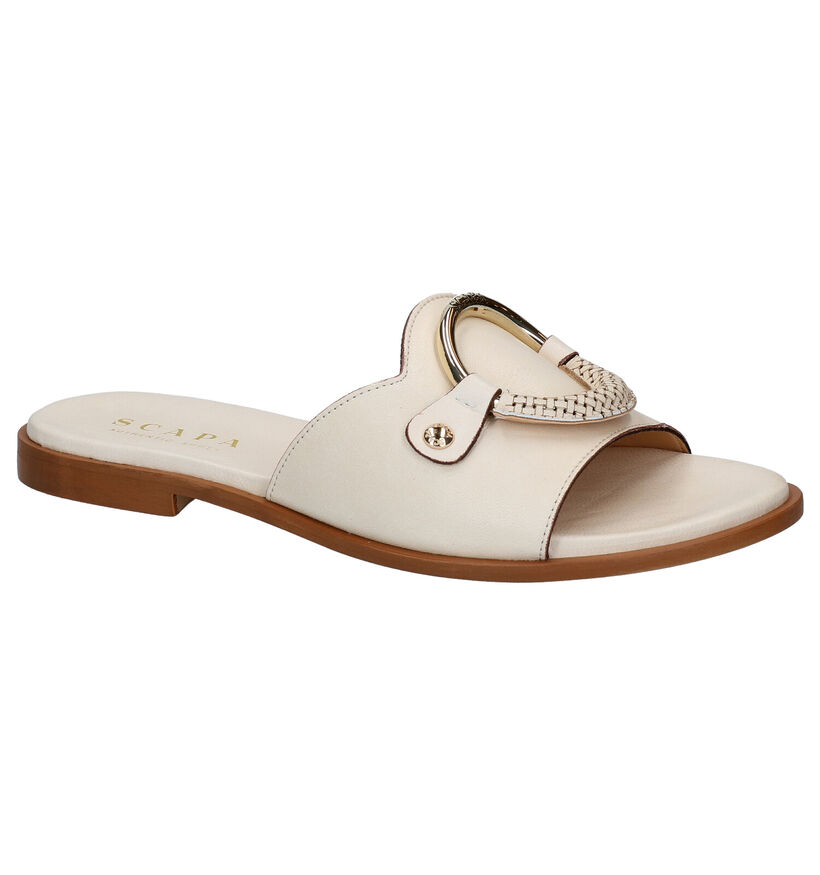 Scapa Oranje Muiltjes in leer (288865)