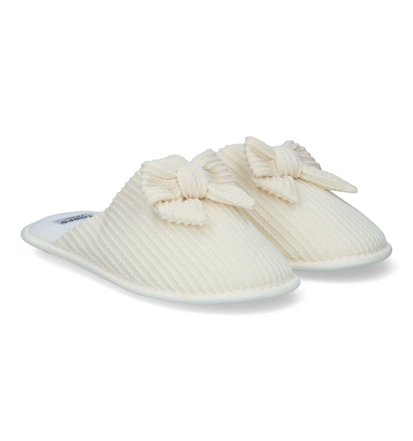 Torfs Home Pantoufles ouvertes en Rose pour femmes (310263)
