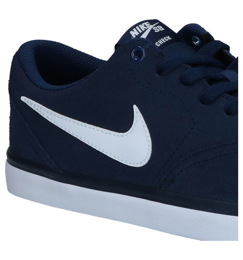 Nike SB Check Solar Zwarte Skateschoenen in daim (234062)