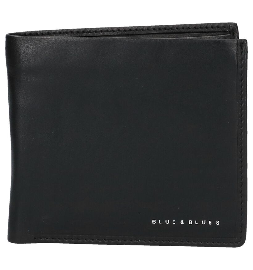 Zwarte Portefeuille Euro-Leather in leer (250639)