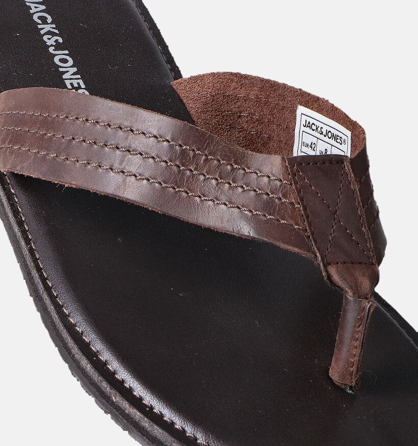 Jack & Jones Washton Bruine Teenslippers voor heren (352839)