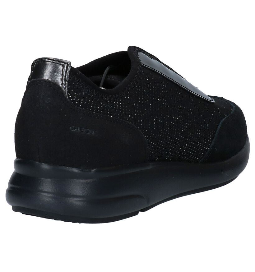 Geox Ophira Chaussures slip-on en Noir en simili cuir (277056)