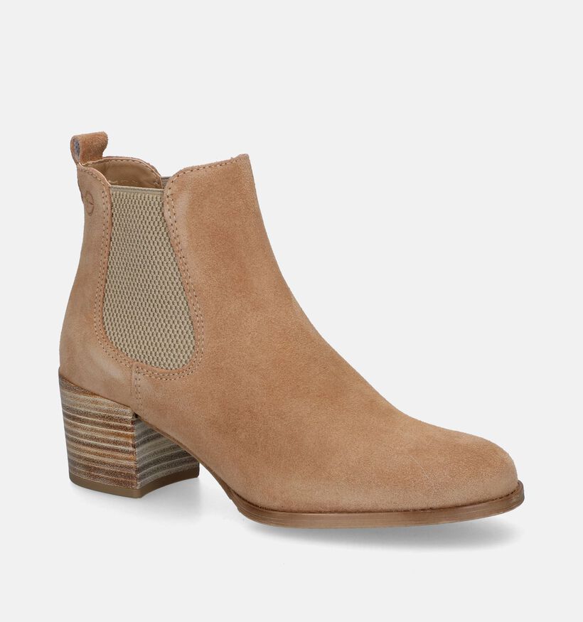 Tamaris Bottines à talons en Naturel pour femmes (320787)