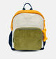 STONES and BONES ASH Beige Rugzak met Geel/Blauw/Groen Accent voor jongens (359363)
