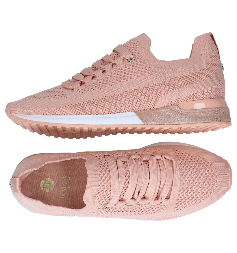 La Strada Roze Sneakers in stof (292901)