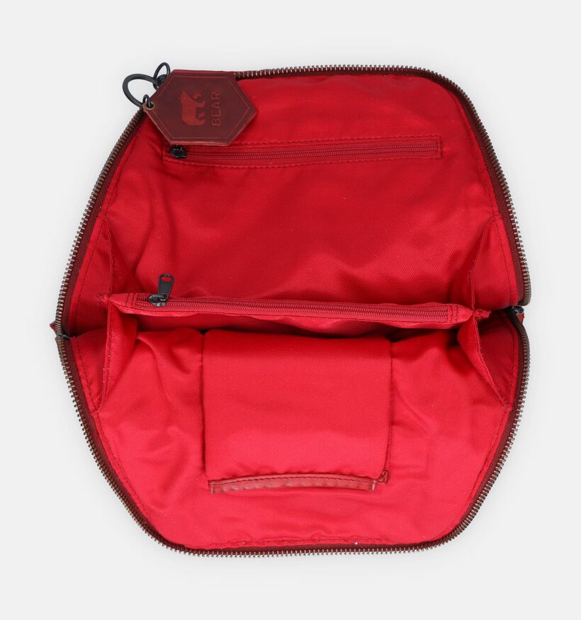 Bear Design Sac à dos en Rouge pour femmes (342802)