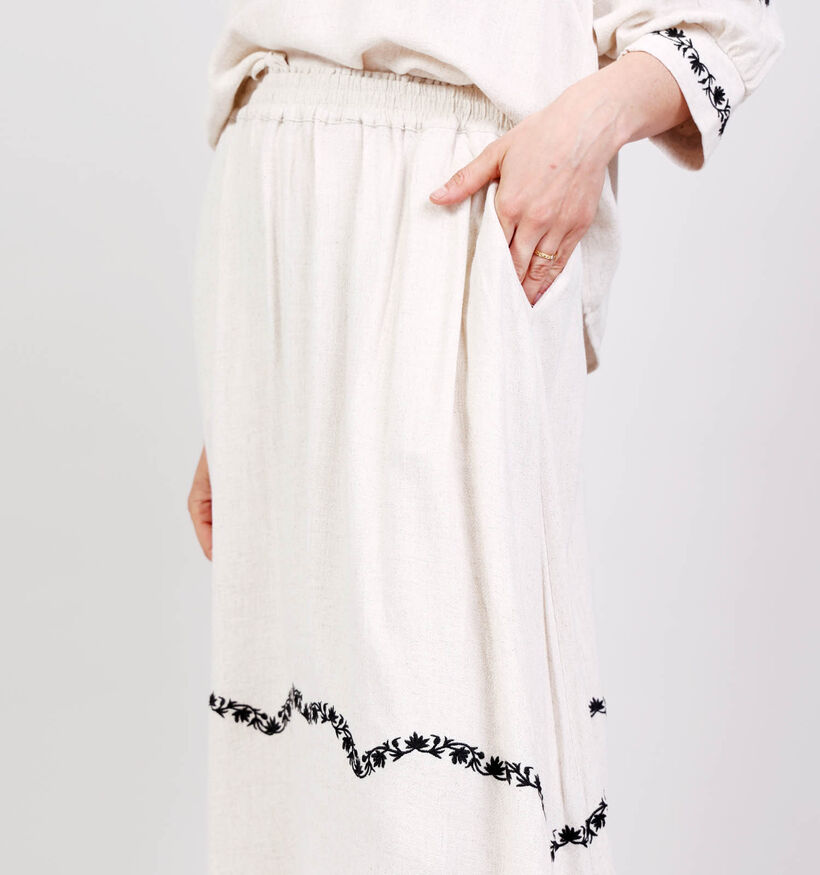 Rue Mazarine Aella Witte Midi rok voor dames (374141)