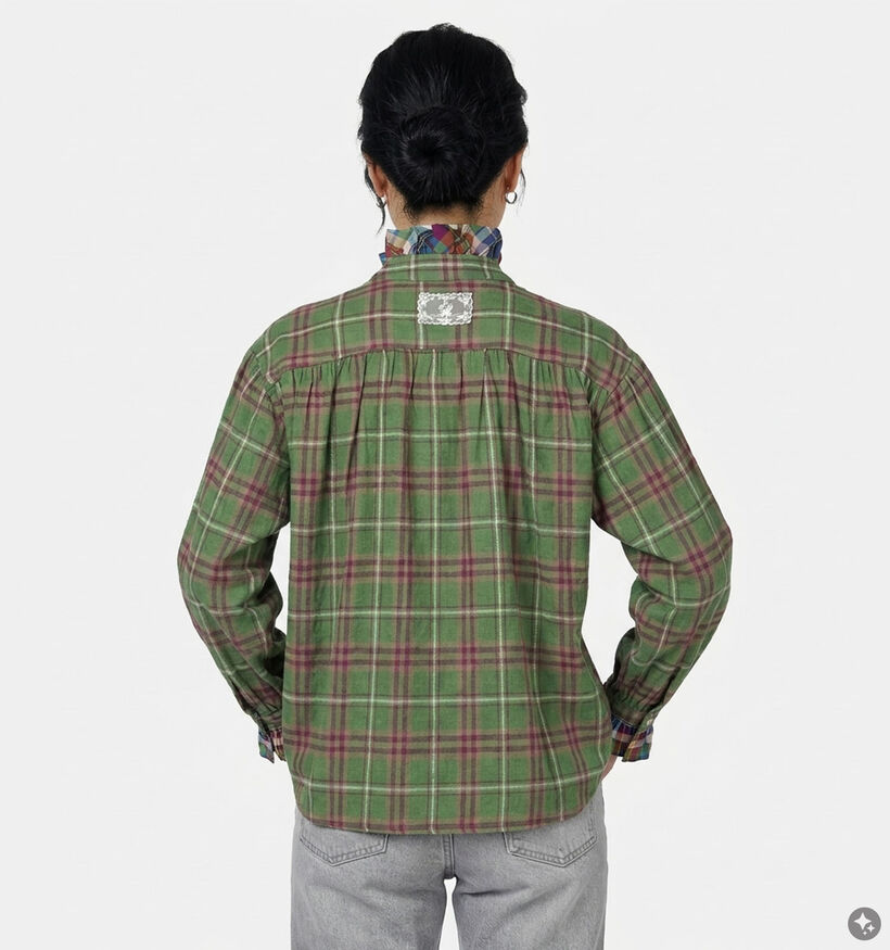 Orfeo Montana Groene Blouse met Lange Mouwen voor dames (381664)