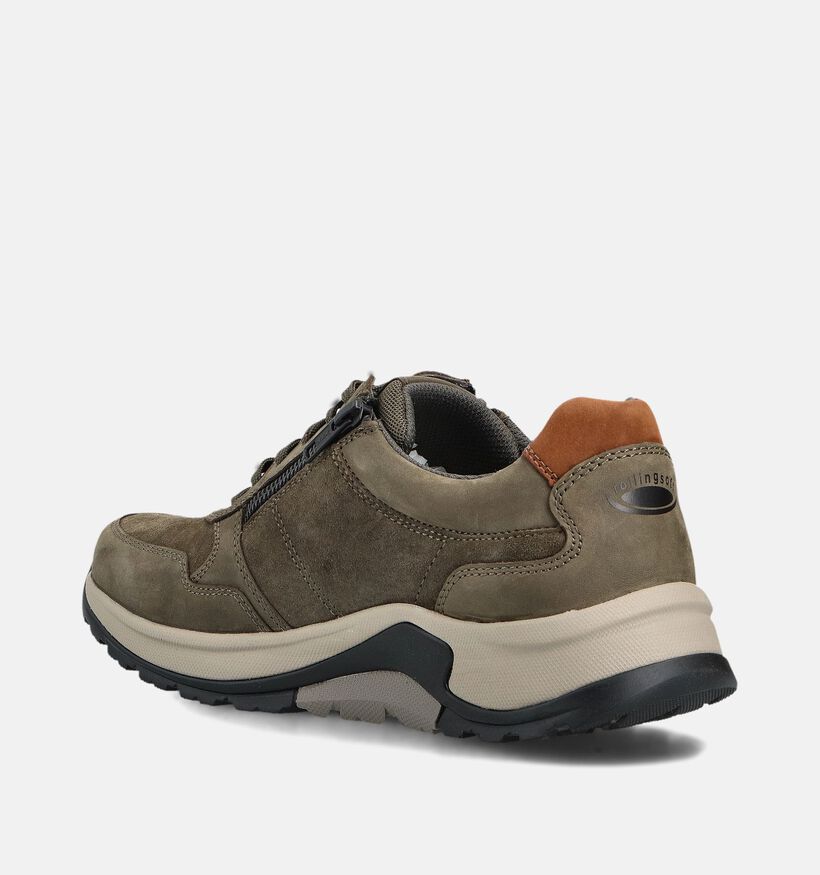 Pius Gabor Groene Lage Schoenen voor heren (363667) - geschikt voor steunzolen