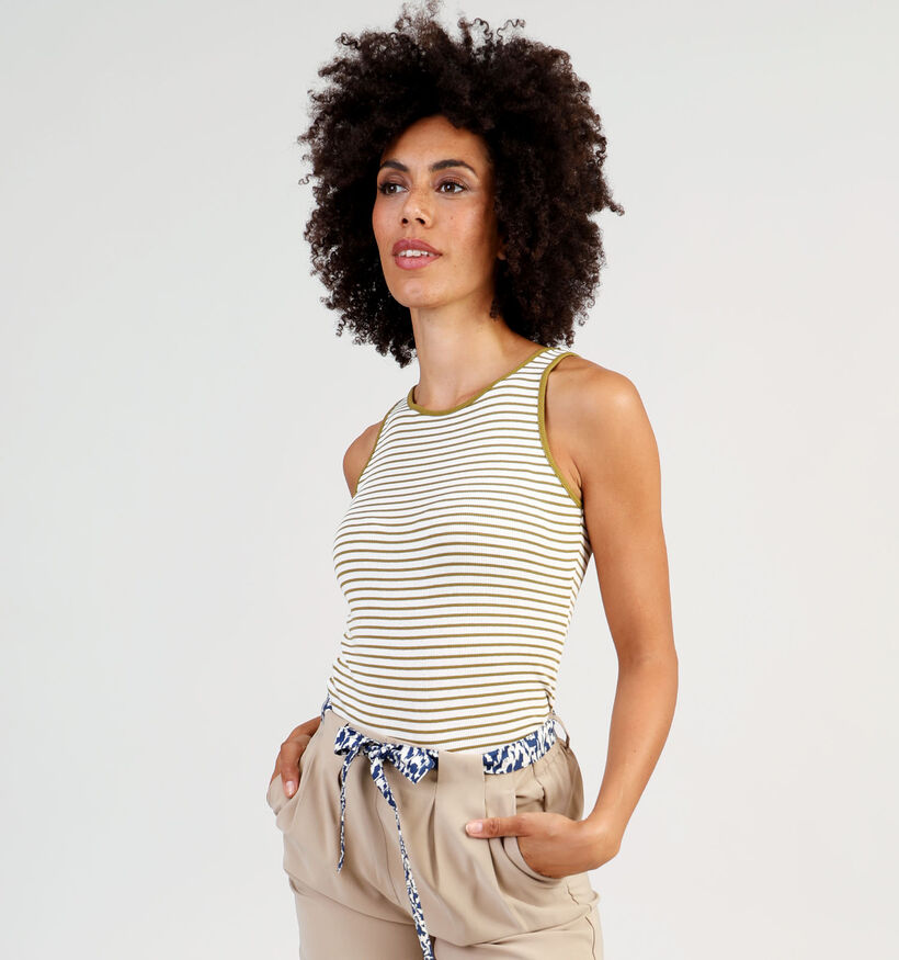 Mexx High Neck Groen Topje voor dames (345052)