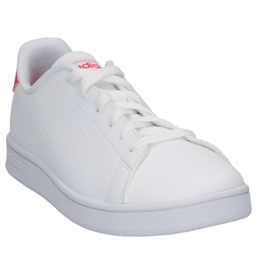 adidas Advantage K Baskets en Blanc pour filles (326890)