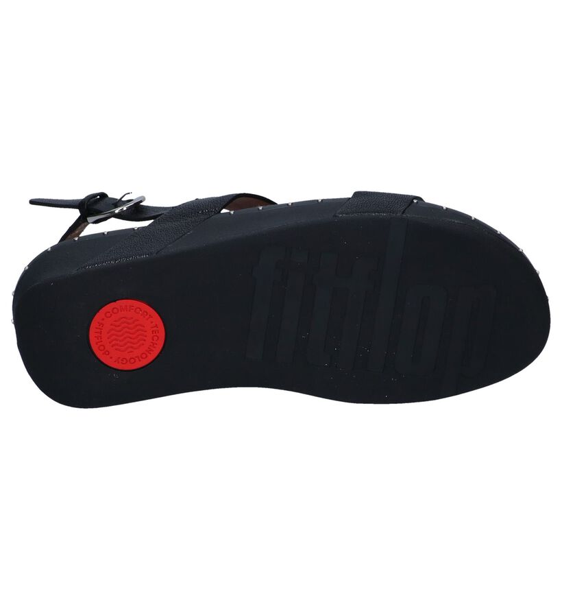 FitFlop Sandales à talons en Orange clair en cuir (240192)