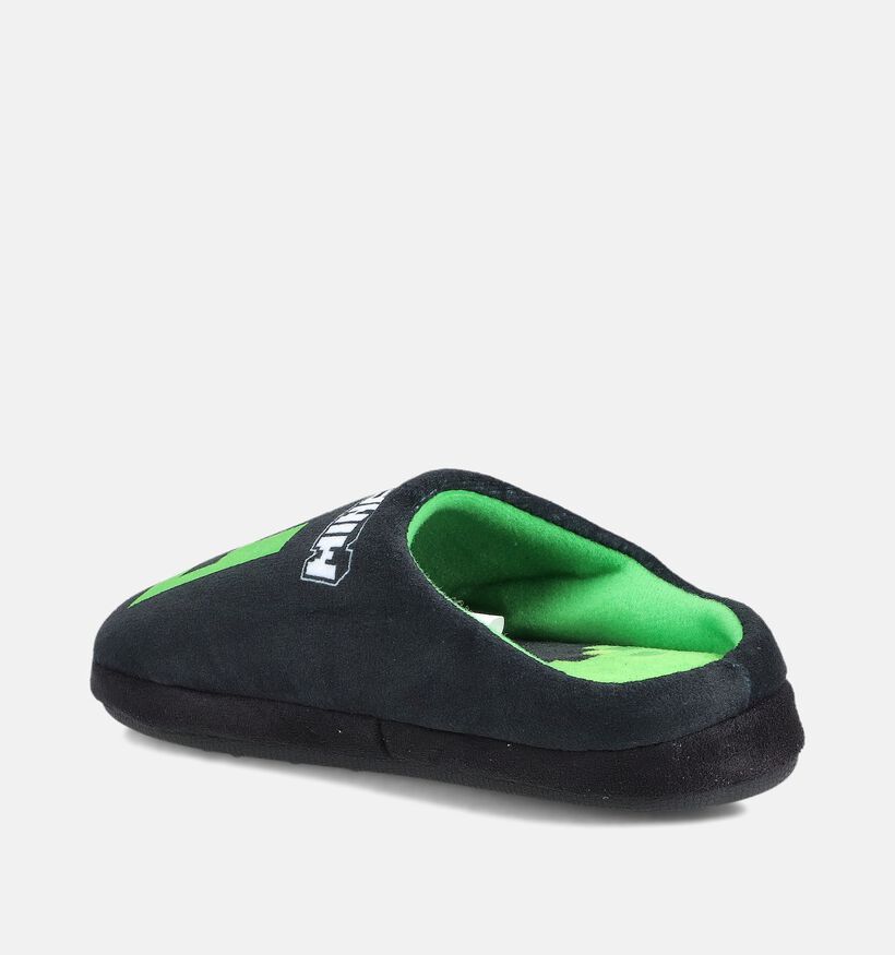 Minecraft Zwarte/Groene Pantoffels voor meisjes, jongens (364898)