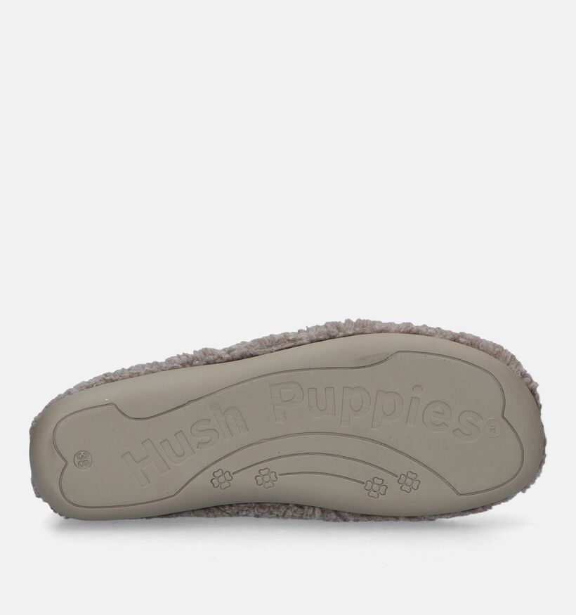 Hush Puppies Orge Pantoufles en Taupe pour femmes (329607)