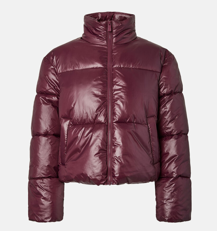 Pieces Amilia Bordeaux Puffer Jas voor dames (378376)