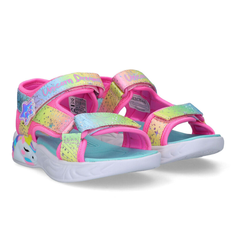 Skechers Unicorn Dreams Roze Sandalen voor meisjes (323338)