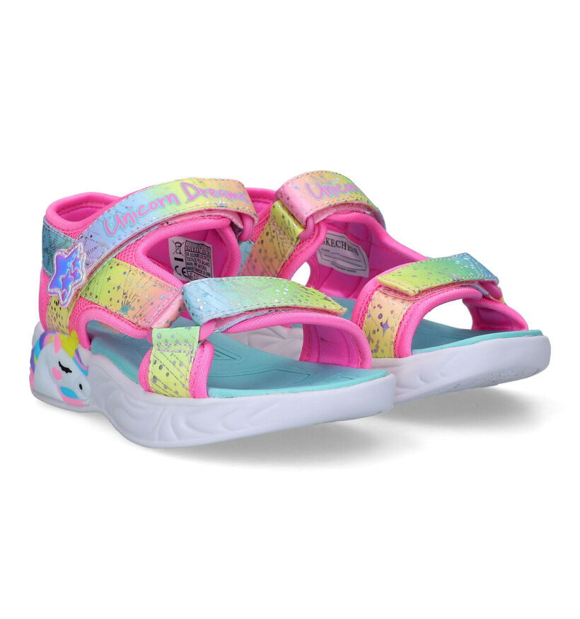 Skechers Unicorn Dreams Sandales en Rose pour filles (323338)