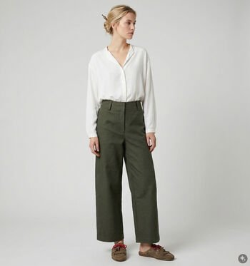 Vero Moda Pantalons Vert