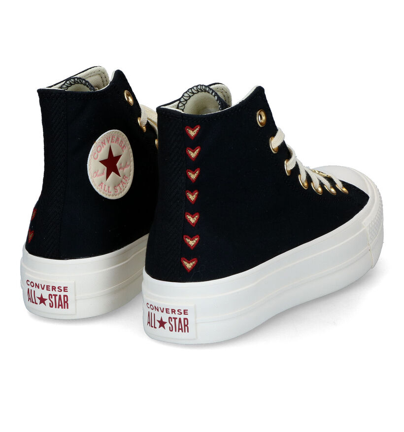 Basket Converse Chuck Taylor All Star Hi Lift pour femmes - Noire