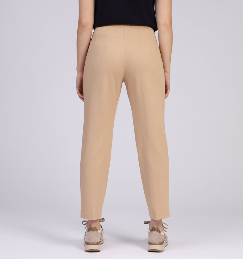 comma Pantalon Habilées en Beige (304387)