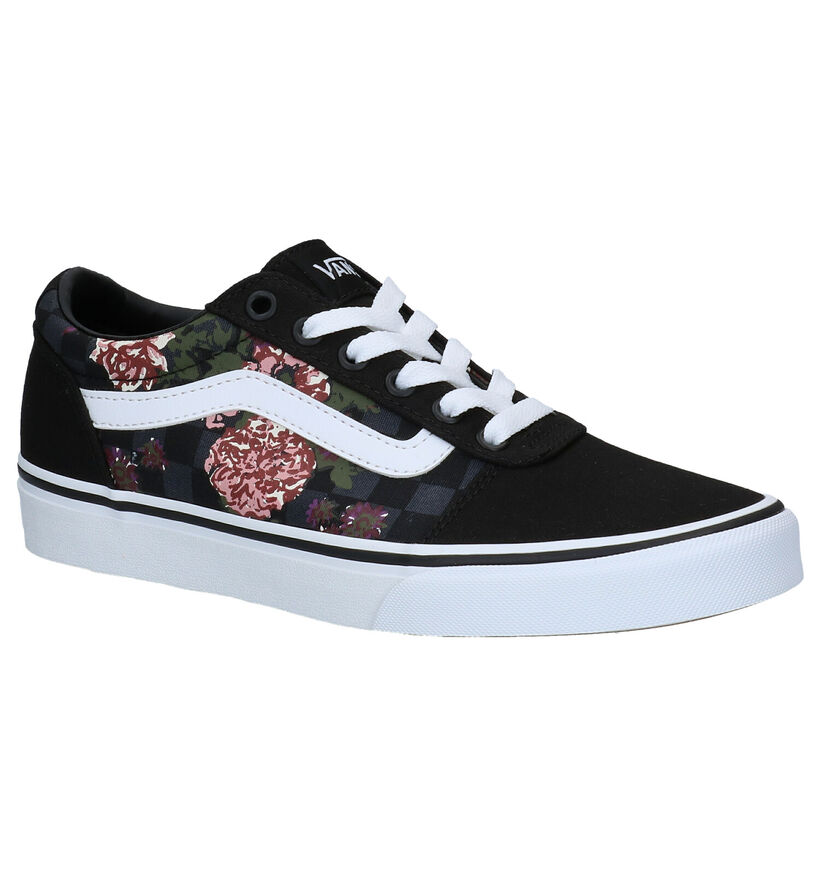 Vans Ward Baskets de skate en Rose pour femmes (327993)