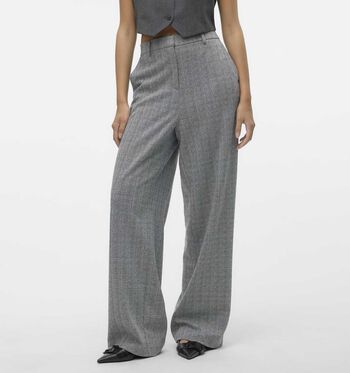Vero Moda Pantalons Gris