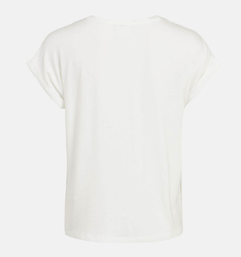 Vila Ellette T-shirt en Bordeaux pour femmes (340665)