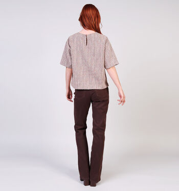 Rue Mazarine T-shirts Marron/Rose