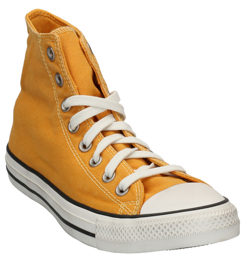 Converse Chuck Taylor All Star Hi Baskets en Noir pour femmes, hommes (361446)