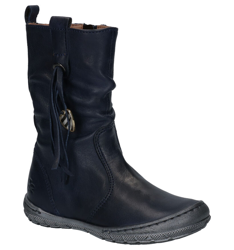 FR by Romagnoli Bottes courtes en Bleu foncé en cuir (255646)