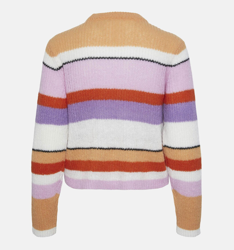 Pieces Brandon Roze Gestreepte trui voor dames (334069)