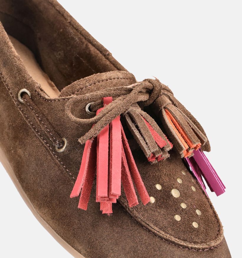 PS Poelman Bruine Bootschoenen voor dames (381328)