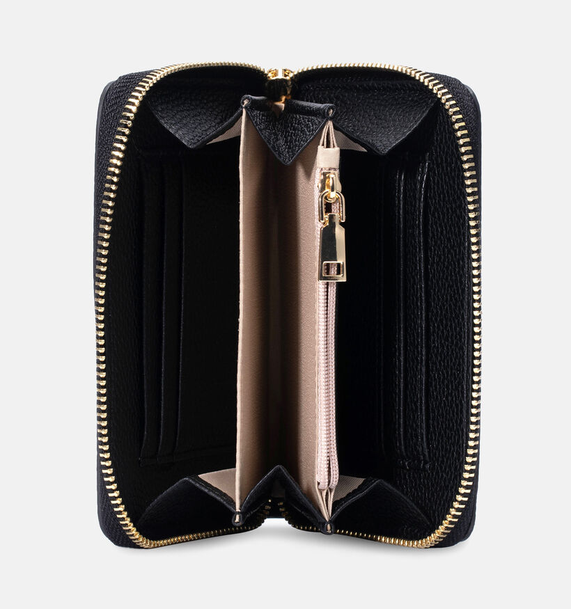 Laurent David Zwarte Ritsportemonnee voor dames (365170)