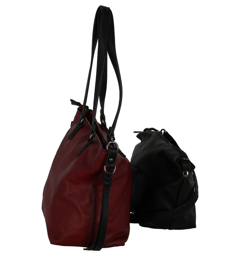 Bordeaux Bag in Bag Schoudertas Emily & Noah in kunstleer (227489)