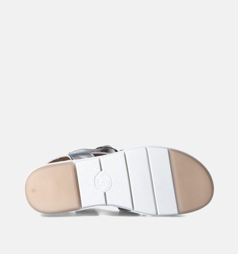 Solemade Maira Zilveren Sandalen voor steunzolen voor dames (355741) - geschikt voor steunzolen