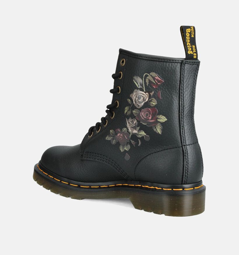 Dr. Martens 1460 Boots à lacets en Noir pour femmes (359802) - pour semelles orthopédiques