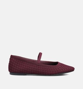 La Strada Bordeaux Ballerina's met Bandje voor dames (369666)