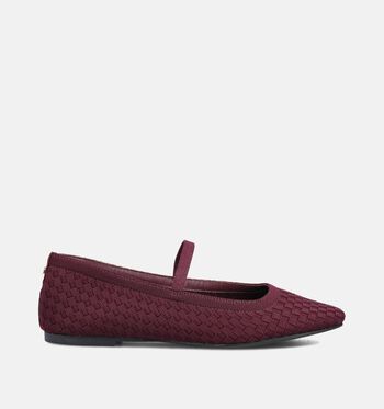 La Strada Chaussures plates Noir/Bordeaux