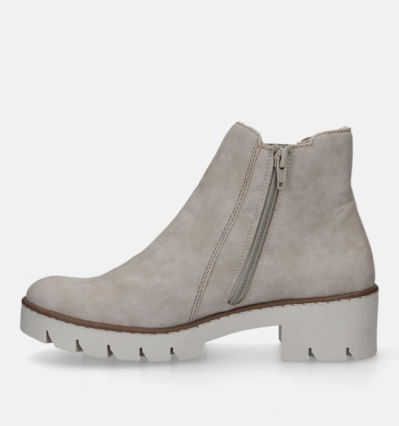 Rieker Beige Chelsea boots voor dames (328426)