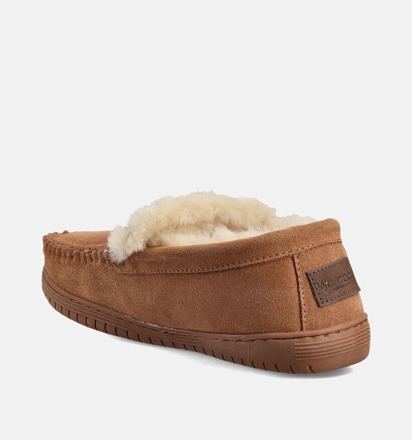 Warmbat Grizzly Cognac Gesloten Pantoffels voor heren (379293)
