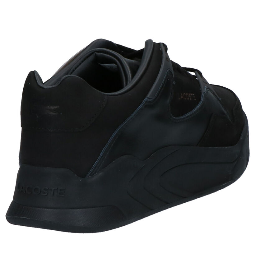 Lacoste Baskets basses en Noir en cuir (253447)