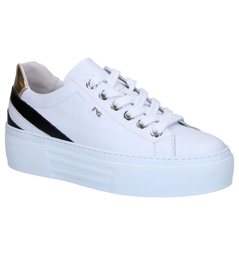 NeroGiardini Chaussures à lacets en Blanc en cuir (273086)