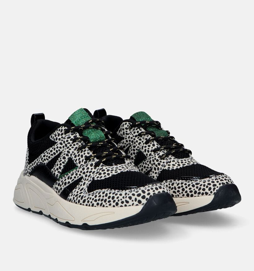 Poelman Baskets casual en Noir pour femmes (332737)
