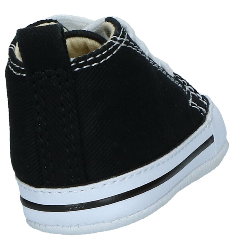 Zwarte Babysneakers Converse AS First Star in stof (233484)