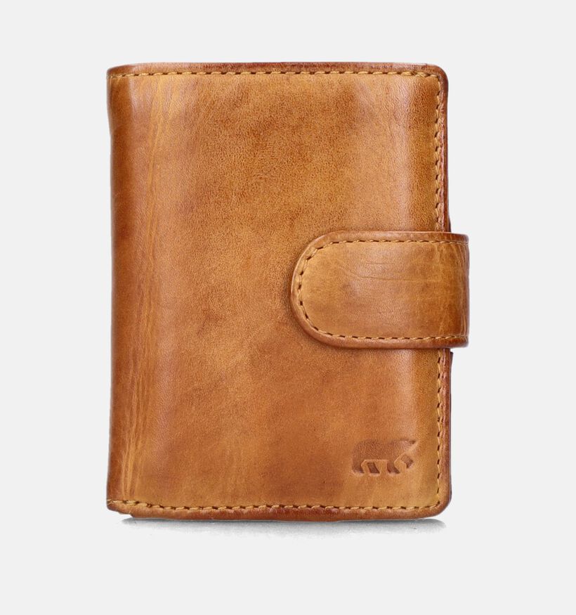 Bear Design Porte-cartes en Jaune pour hommes (350750)
