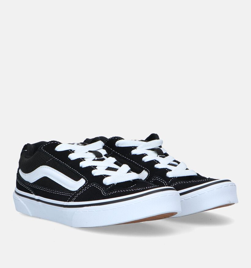 Vans Caldrone Baskets de skate en Bleu pour garçons (327958)