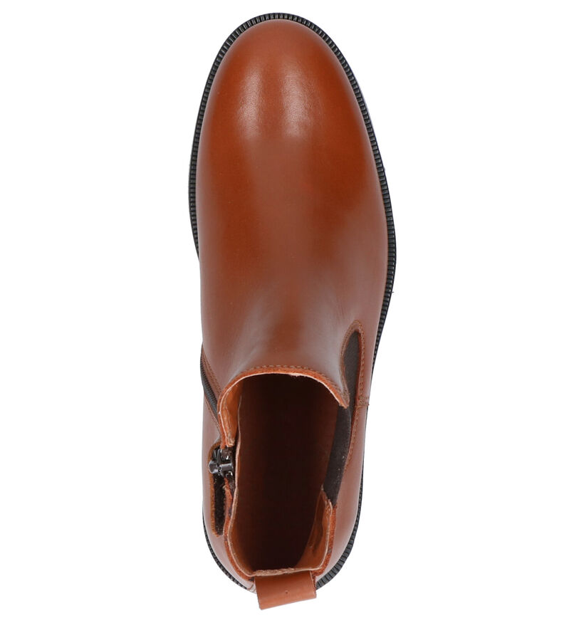 Hampton Bays Chaussures hautes en Cognac en cuir (260993)