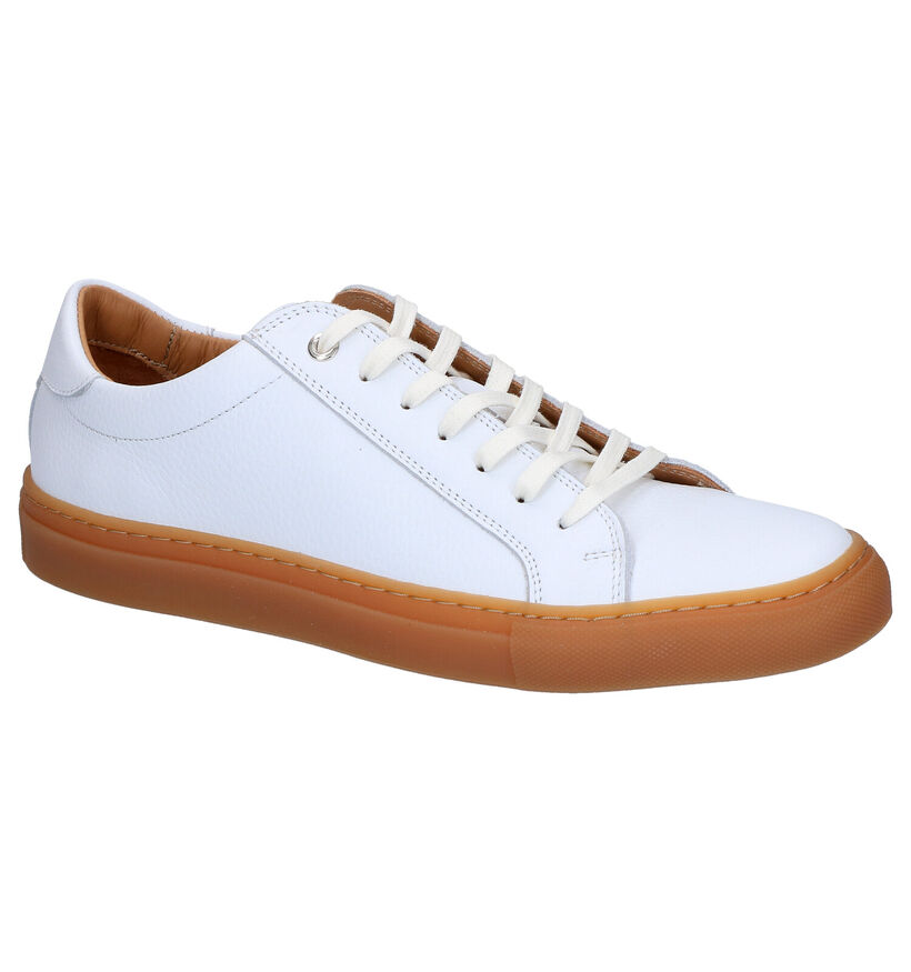 Borgo Sport Chaussures à lacets en Blanc en cuir (274068)