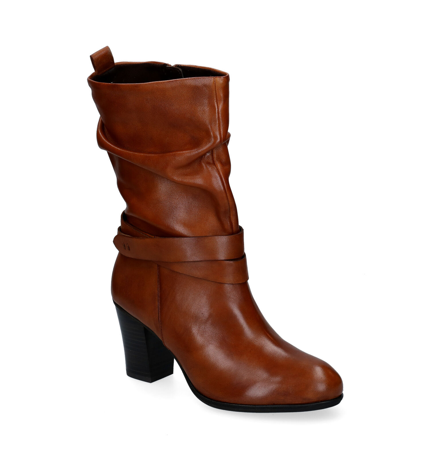 SPM Xavier Cognac Korte Laarzen Dames Laarzen Online op TORFS.BE